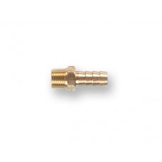 Соединение нар. резьба 1/4" х елочка 10 мм (латунь) ECO, арт.AB-MT14/E10, Китай