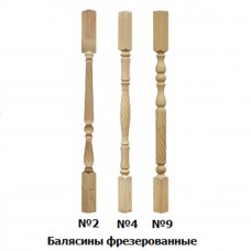 Столбы фрезерованные 80х80х1115 №4, РФ