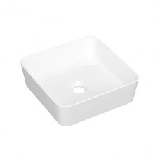 Умывальник Керамин накладной керамический фаянсовый Плаза 40 ФС белый с1, Беларусь