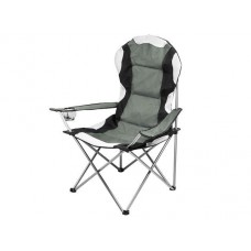 Кресло складное кемпинговое ARIZONE с держ.для бут+чехол, серое, арт.42-606002, Китай