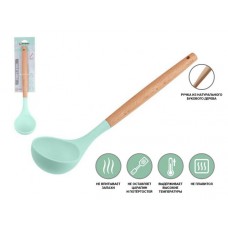 Черпак PERFECTO LINEA силиконовый EcoVillage бирюзовый 21-315752, Китай