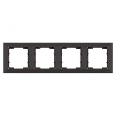 Рамка Mutlusan 4-ая горизонтальная черная, DARIA, арт.2120 800 1484, Турция