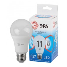 Лампа светодиодная ЭРА QX LED-11 Ват-A60-4000K-E27, груша, Китай