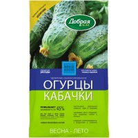 Добрая сила удобрение открытого грунта Огурцы-Кабачки, пак.0,9кг/12, РФ