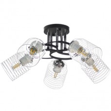 Светильник НПБ 02-5x60-101 K2246/5 чёрный/хром, Беларусь