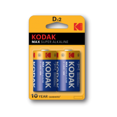 Батарейка щелочная Kodak МАХ LR20-2BL [KD-2] (20/100/3000), Китай