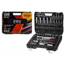 Набор головок и бит PRO STARTUL STUTTGART 108пр. 1/4",1/2" PRO-108S, Китай