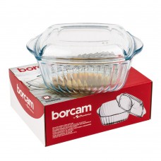 Кастрюля Borcam с крышкой 2,0 л, квадратная 59029 1017148, Турция