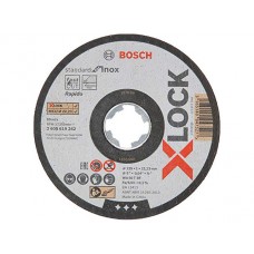 Круг отрезной BOSCH 125х1.0x22.2 мм для нерж. стали X-LOCK Standard for Inox, арт.2608619262, Китай