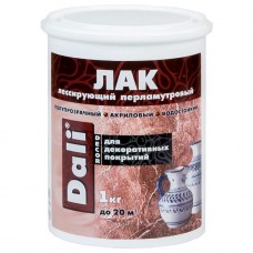 Лак лессирующий перламутровый "DALI-Decor" (бесцветный), 1 кг, РФ
