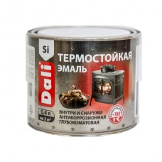 Эмаль термостойкая "DALI" серебро, 0,4 л, РФ
