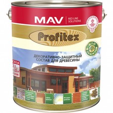 Состав PROFITEX декоративно-защитный для древесины барбарис 10л (8 кг), РБ