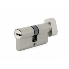 Цилиндровый механизм PALLADIUM ZN 60 C BK SN матовый никель, Китай
