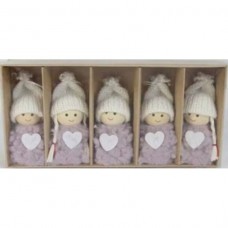 Декор "ДЕВОЧКА С СЕРДЕЧКОМ" 12A-002 (16х8х3см), Китай