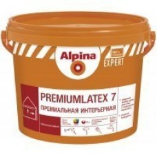 Краска ВД-АК Alpina EXPERT Premiumlatex 7 База 1 (Альпина ЭКСПЕРТ Прем. лат, 7 База 1),бел,2,5л.