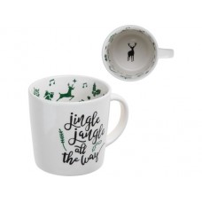 Кружка керамическая PERFECTO LINEA 350 мл., SNOWFLAKE MAGIC-1 арт.30-202511, Китай