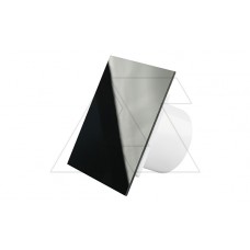Панель декоративная для вентиляторов АirRoxy dRim Ø100/125мм, пластик, черный глянец 01-162, Польша