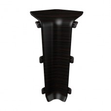 Угол внутренний Ideal для плинтуса 70мм Идеал Деконика, 303 Венге темный, Россия