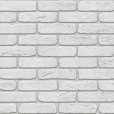 Кирпич Лофтбрик цвет белый ПГД-1-Л, арт. 1100 (0.9м2), РБ