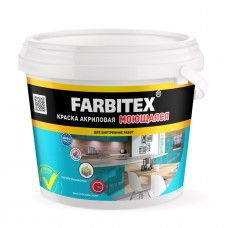 Краска акриловая FARBITEX моющаяся (3 кг), Россия