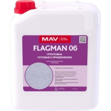 Грунтовка FLAGMAN 06 Готовая к применению бесцветная 10л (10,0 кг), Беларусь