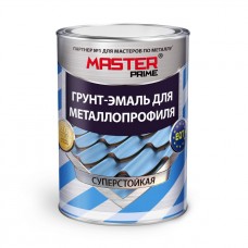 Грунт-эмаль для металлопрофиля RAL 6002 зеленый 0,9кг, Россия