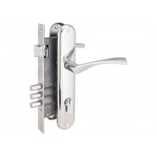 Замок врезной с/руч  АЛЛЮР 0203 CP хром, арт.1016, Россия