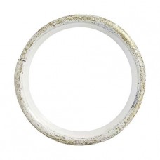 Кольцо бесшумное Lm Decor YR003 25мм, белое золото 10шт, Китай