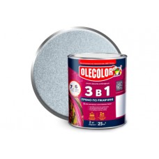 Грунт-эмаль Olecolor по ржавчине серебро (0,9 кг), Россия