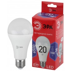 Лампочка светодиодная ЭРА LED A65-20W-865-E27 R груша, 20Вт, холодный, E27, Китай