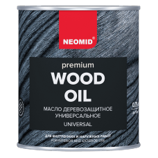 Масло деревозащитное NEOMID Premium, орех, 0,75 л, Россия