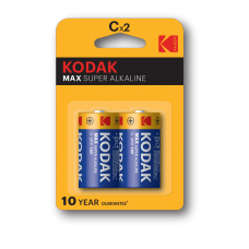 Батарейка щелочная Kodak МАХ LR14-2BL [KC-2] (20/200/6000), Китай