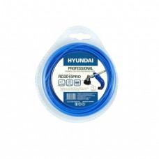 Леска для триммера HYUNDAI RD-2015 PRO 2,0мм*15м, двухсл.круг., Китай