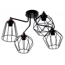 Светильник НПБ 02-4х60-102 A671/4 медь/черный, Беларусь