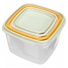 Комплект контейнеров для продуктов CLEVER 4ШТ, 0,25Л + 0,45Л + 0,75Л + 1,2Л (Микс 1) 433160718, РФ