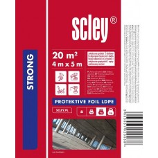Плёнка Scley строительная 4х5м 40мкм, 0410-400405, Польша