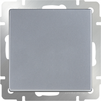 Выключатель одноклавишный -WL06-SW-1G (серебряный), Китай