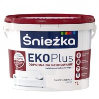 Краска EKO plus 1л белая SNIEZKA, Польша