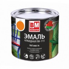 Эмаль ПФ-115 BAUMASTER чёрная 1,7кг, Беларусь