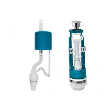 Арматура ИнкоЭр белая кнопка, ниж.подводка, арт.И - СБ1-НпрНРФ-Б-М Р