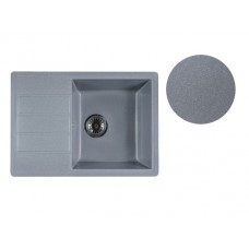 Мойка кухонная AV Engineering из искусственного камня MISTA серебро 615х440 мм арт.AVE615440SLA, РБ