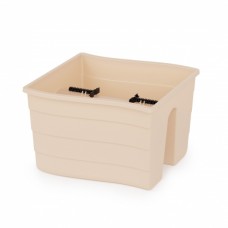 Кашпо на перила 290х290х200мм малое (бежевый) М8912, Россия