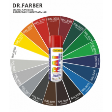 Эмаль-аэрозоль Dr. Farber акриловая универсальная RAL 6018 желто-зеленый глянцевая 520 мл, Беларусь Эмаль-аэрозоль Dr. Farber акриловая универсальная RAL 6018 желто-зеленый глянцевая 520 мл, Беларусь