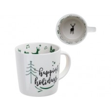 Кружка керамическая PERFECTO LINEA 350 мл., SNOWFLAKE MAGIC-2 арт.30-202512, Китай