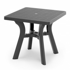 Стол квадратный "Атлант" 800мм (графит) М8860, Россия