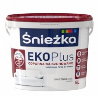 Краска EKO plus 5л белая SNIEZKA, Польша