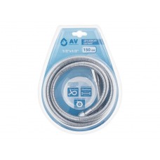 Шланг душевой, AV Engineering SUS/EPDM, 1/2" г-г 150 см, хром, Китай