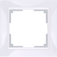 Рамка на 1 пост (белый, basic) - WL03-Frame-01, Китай