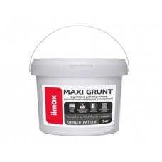 Грунтовка красная полимерная дисперсия "ilmax maxi grunt" 5кг (концентрат 1:6), РБ