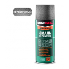 Эмаль Donewell молотковая по ржавчине серебристая 520 мл DW-3001, Россия